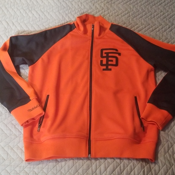 mitchell and ness giants jacket